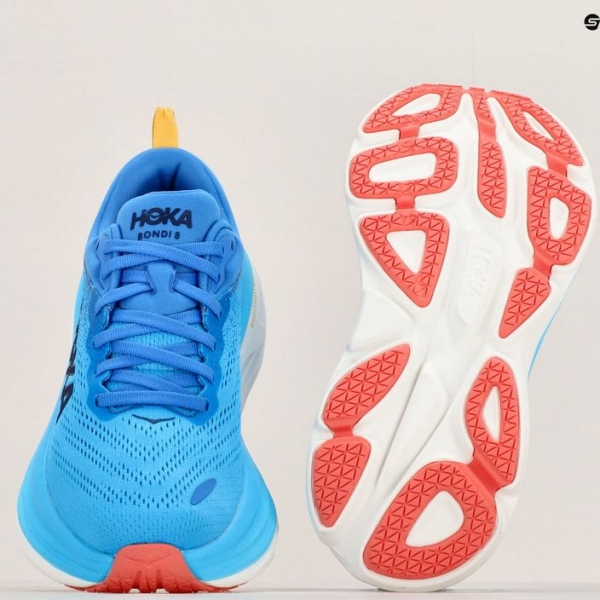 Кросівкі для бігу жіночі HOKA Bondi 8 virtual blue/swim day 12