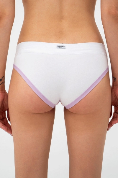 Трусики слип с принтом 5992d violet