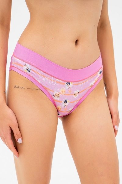 Трусики слип с принтом 6200d cyclamen