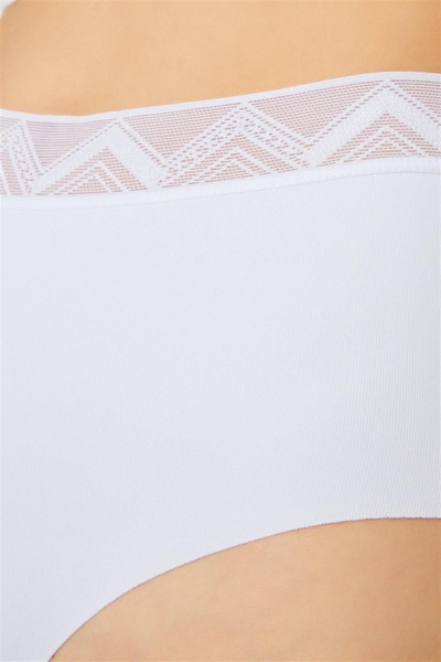 Высокие трусики слип CH4039 white