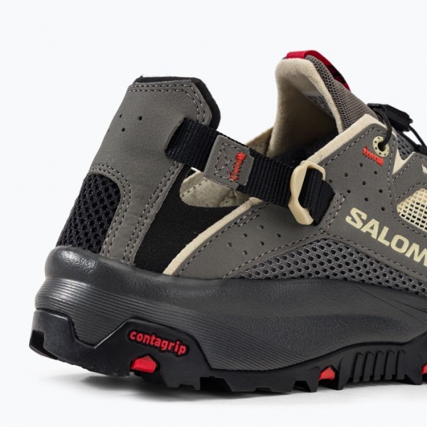 Аквашузи чоловічі Salomon Techamphibian 5 темно-сірі L47114900 9