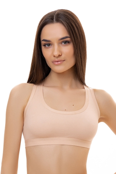 Бавовняний топ 5709 Sherly beige0