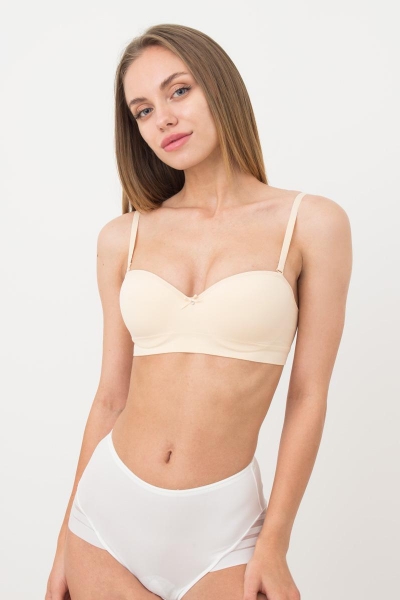 Безшовний бюстгальтер з мікрофібри Amanda UP-00000969 beige0