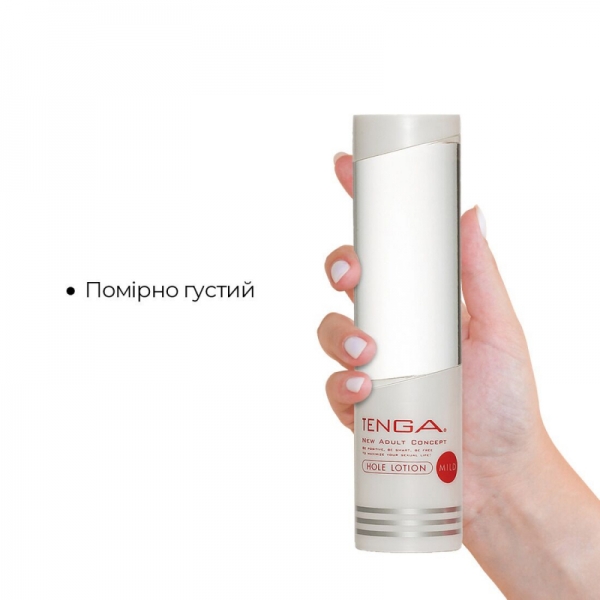 Густий лубрикант Tenga Hole Lotion MILD (170 мл) на водній основі, універсальний Густий лубрикант Tenga Hole Lotion MILD (170 мл) на водній основі, універсальний