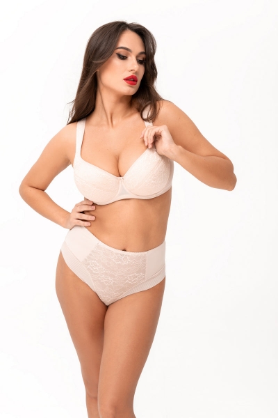 Мереживний бюстгальтер балконет 5156 Margo peony4