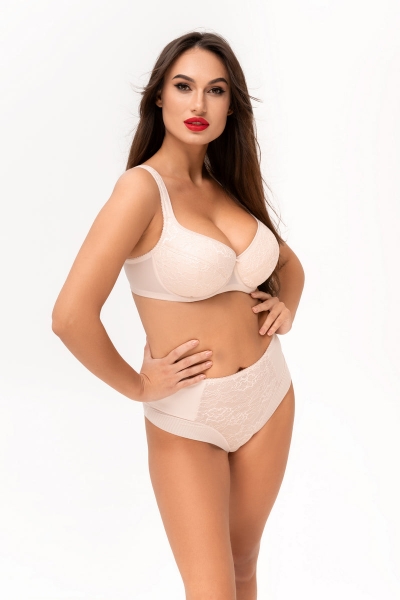 Мереживний бюстгальтер балконет 5156 Margo peony6