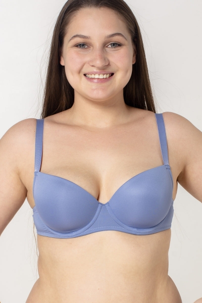 Гладкий бюстгальтер з мікрофібри SLZ24001108/108BC denim6