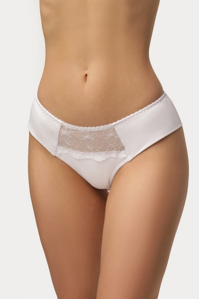 Комплект белья с кружевом Nil-1800 white