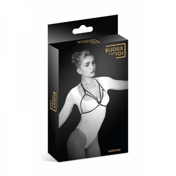 Портупея на груди Bijoux Pour Toi - MORGANE, еластичний поліестер Портупея на груди Bijoux Pour Toi - MORGANE, еластичний поліестер