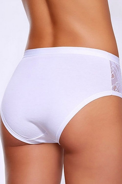 Трикотажні трусики сліпи з мереживом 533