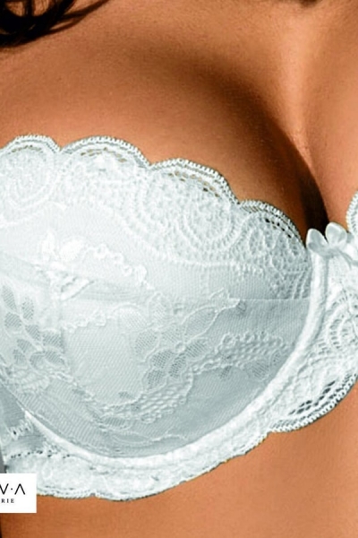 Бюстгальтер з подушечками пуш-ап V54032 Snezhana white2