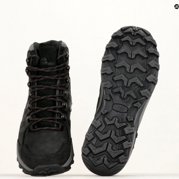 Чоловічі трекінгові черевики Jack Wolfskin Refugio Prime Texapore Mid phantom 20