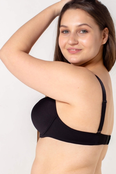 Гладкий бюстгальтер з мікрофібри SLZ24001108/108BC black4