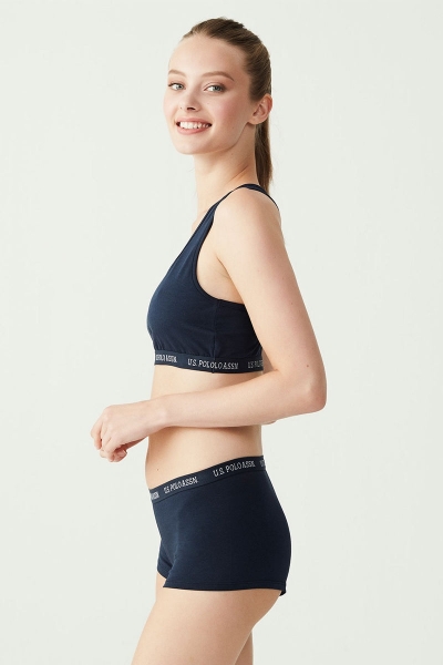 Комплект белья с топом 65003 dark blue