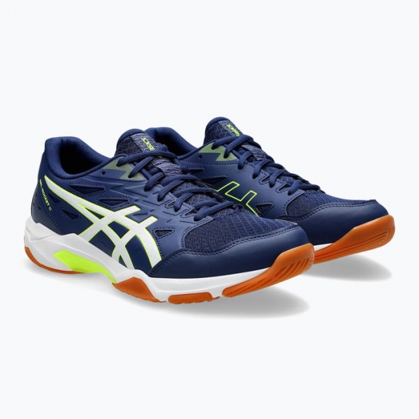 Кросівки чоловічі ASICS Gel-Rocket 11 blue expanse/safety yellow 10