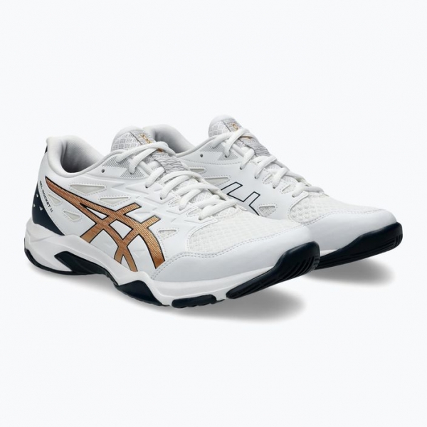 Кросівки чоловічі ASICS Gel-Rocket 11 white/pure gold 10