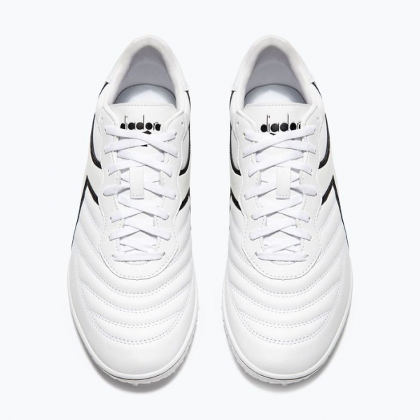 Кросівки футбольні чоловічі Diadora Brasil R TFR white/black 3