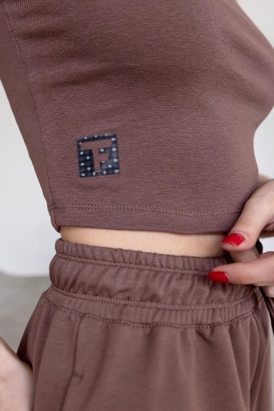 Майка-топ у рубчик N9-RB57