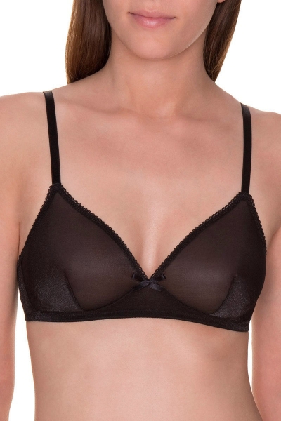 М'який тюлевий бюстгальтер D02CE MOD black0