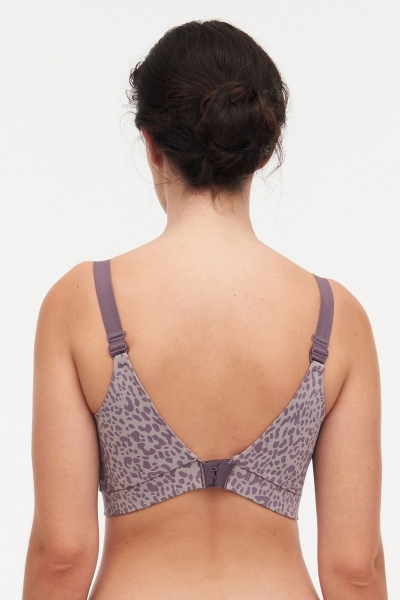 Спортивний бюстгальтер з принтом 15M2 Cotton Comfort Dark Leo2