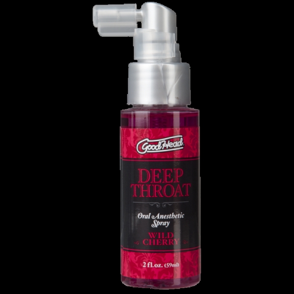 Спрей для глибокого мінету Doc Johnson GoodHead DeepThroat Spray – Wild Cherry (Дика Вишня) 59 мл, знижує чутливість Спрей для глибокого мінету Doc Johnson GoodHead DeepThroat Spray – Wild Cherry (Дика Вишня) 59 мл, знижує чутливість