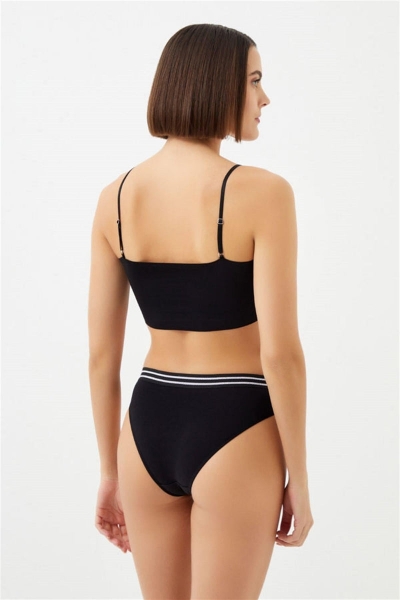 Хлопковые трусики слип CH0338 black