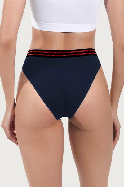 Хлопковые трусики слип CH0338 navy blue