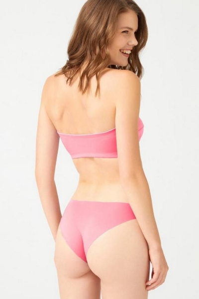 Бесшовные трусики слип CH6151 pembe