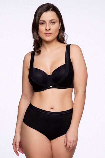 Бюстгальтер балконет с формованной чашкой 12058 Eclat black