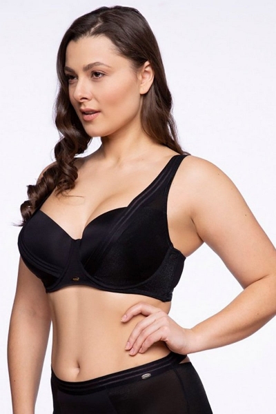 Бюстгальтер балконет с формованной чашкой 12058 Eclat black