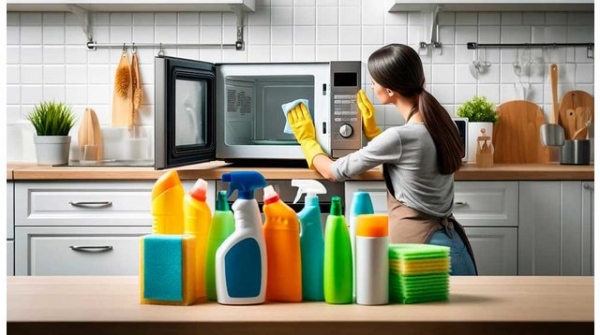 Засоби, чим мити мікрохвильову піч