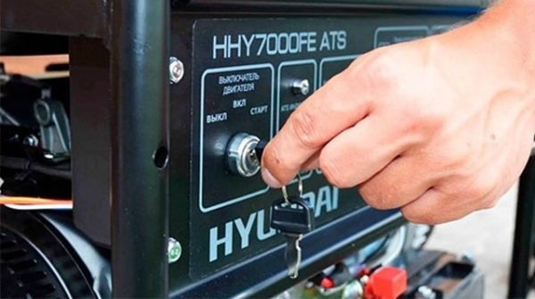 Як запустити генератор з електростартером