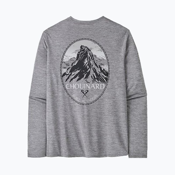 Лонгслів чоловічий Patagonia Cap Cool Daily Graphic Lands chouinard crest/feather grey 5